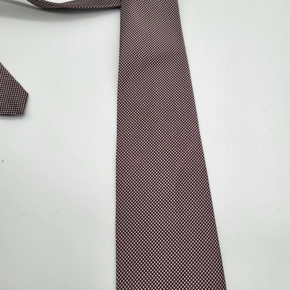 Vintage Lauren Ralph Lauren Red Print Tie Silk USA - Picture 5 of 9